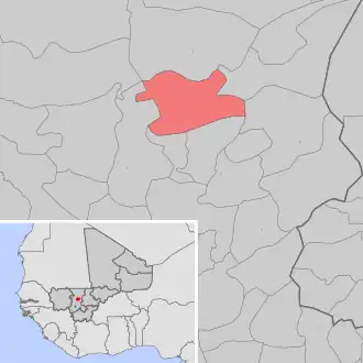 Kaart van Madina Sacko