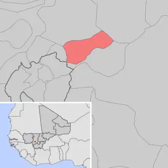 Kaart van Moribabougou