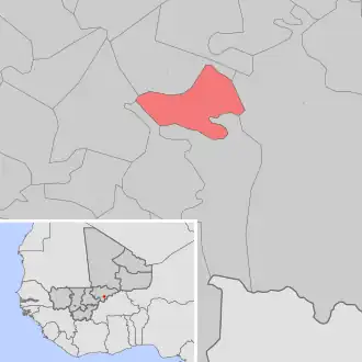 Kaart van Pel Maoudé