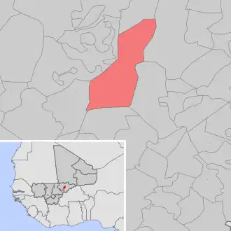 Kaart van Pignari Bana