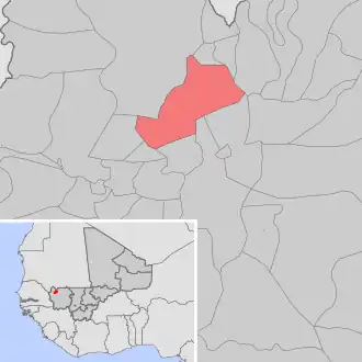 Kaart van Séro Diamanou