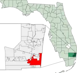 Locatie van Hollywood