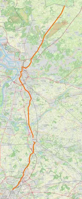 GewestwegBrussel - Mechelen - Antwerpen - Wuustwezel