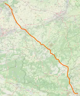 Gewestweg  Brussel - Luxemburg