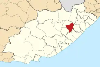 Ligging Engcobo Local Municipality