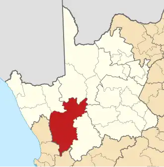 Noord-Kaap, Hantam ingekleurd