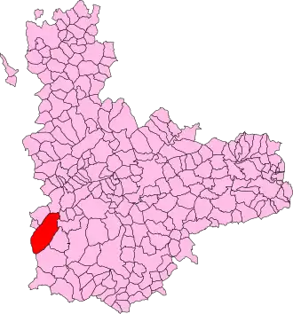 Kaart van Castronuño