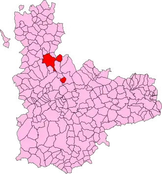 Kaart van Medina de Rioseco