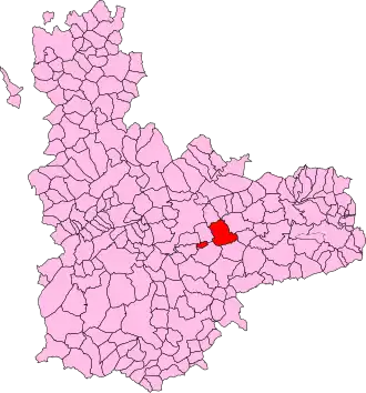 Kaart van Tudela de Duero