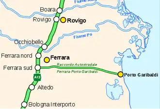 Raccordo autostradale Ferrara-Porto Garibaldi /Superstrada Ferrara-mare