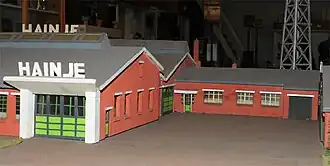 Maquette van de 2e fabriek aan de Leeuwarderstraatweg