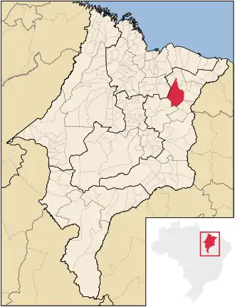 Kaart van Chapadinha