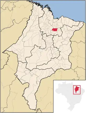 Kaart van Itapecuru Mirim