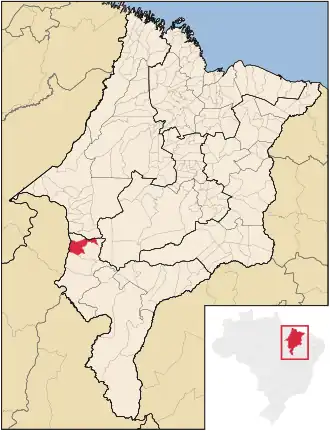 Kaart van Porto Franco