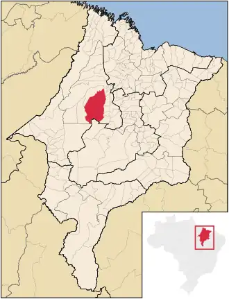 Kaart van Santa Luzia