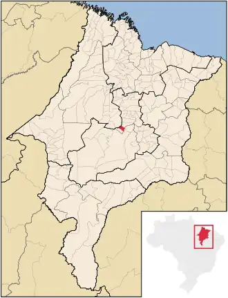 Kaart van São Roberto