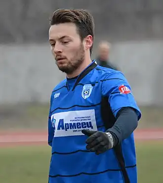 Klok in 2015 als speler van Tsjerno More Varna