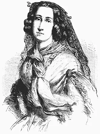 Marceline Desbordes-Valmore, 1854