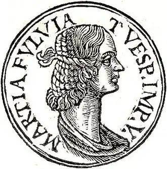 Marcia Furnilla uit "Promptuarii Iconum Insigniorum".
