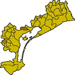 Locatie van Marcon in Venetië (VE)