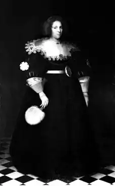 Maria Overlander in 1630, in de Stedelijk Museum Prinsenhof te Delft