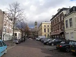 Mariaplaats, gezien vanaf de Marga Klompébrug