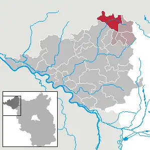 Kaart van Marienfließ