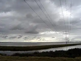 Het Markiezaatsmeer in zuidelijke richting gezien vanaf de Molenplaat
