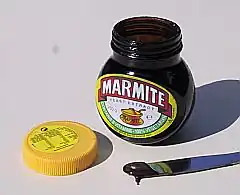 Glazen potje Marmite