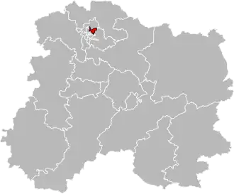 Locatie van het kanton