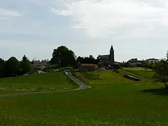 Gezicht op Marsaneix