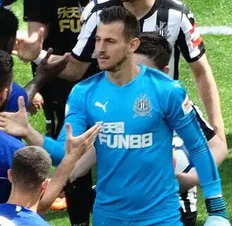 Dúbravka in 2018 als speler van Newcastle United