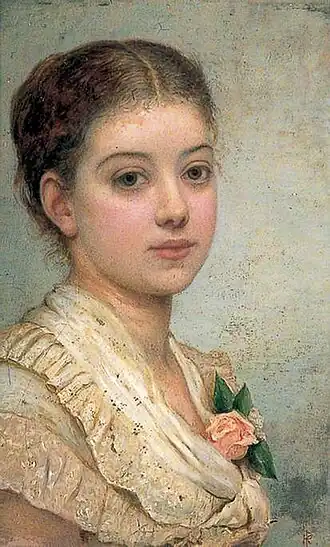 Portret van Mary Angela Dickens (1882) door Kate Perugini