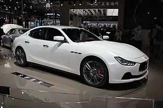 Maserati Ghibli tijdens de Shanghai Auto Show (2013)