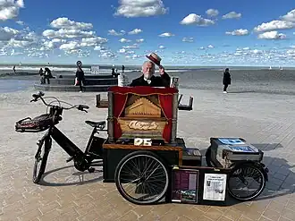 Wouters op de Zeedijk in Nieuwpoort Bad, België