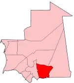 Kaart van Hodh El Gharbi