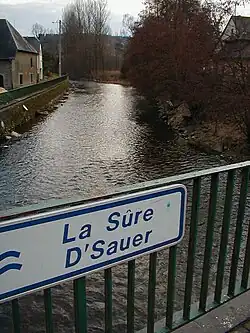 De Sûre bij Martelange.