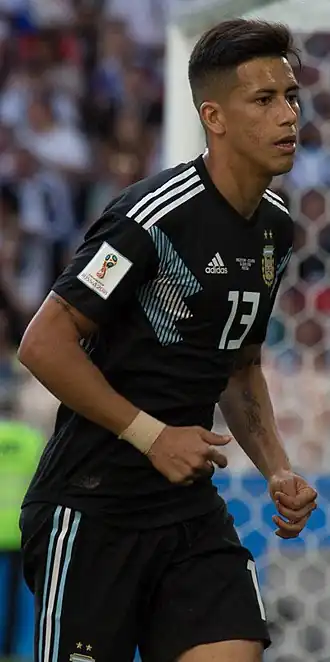 Meza in 2018 als speler van Argentinië