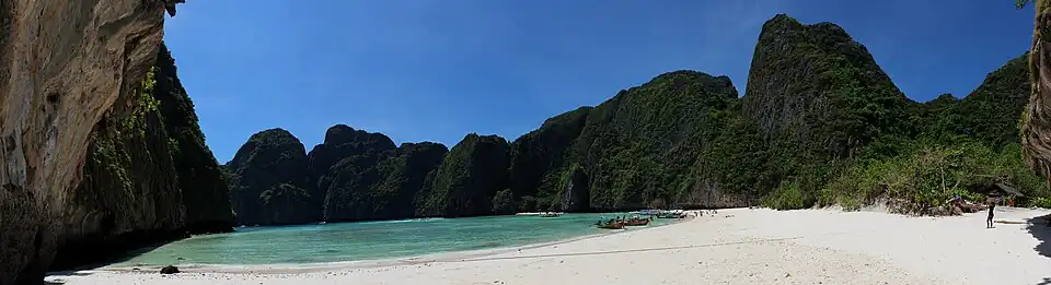 Panoramafoto Maya Bay, Koh Phi Phi Lee