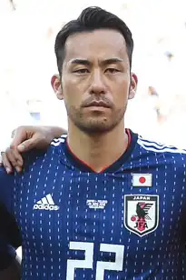 Yoshida tijdens het WK in 2018