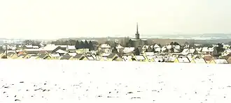 Gezicht op May-sur-Orne