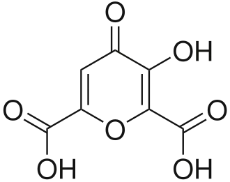 structuurformule van meconzuur