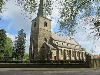 De herbouwde Sint-Medarduskerk