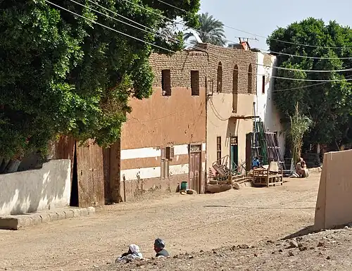 Medinet Haboe: dorpsgezicht