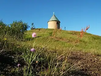 De kapel op de top van de Mědník
