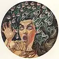 Medusa door Carlos Schwabe, 1895