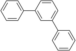 Structuurformule van meta-terfenyl