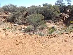 inslagkrater van meteoriet