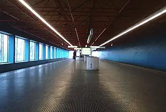 Perron van station Ossegem