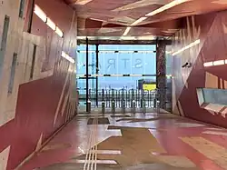 Entreehal metrostation Hoek van Holland Strand